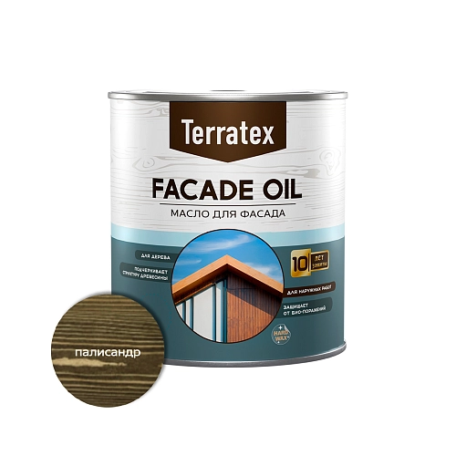 Масло для фасадов Terratex палисандр 0,75 л / 8