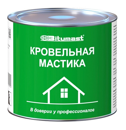 Мастика кровельная Bitumast 2 л / 6