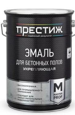 Эмаль для бетонных полов Престиж укрепляющая белая 20 кг / 1