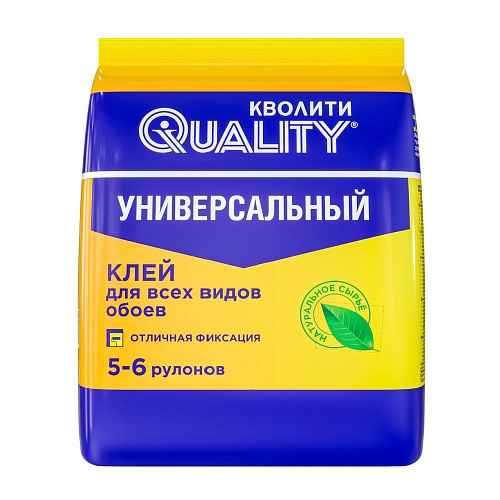 Клей обойный универсальный эконом Quality пакет 0,15 кг /30