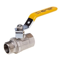 Кран шаровой газовый Aqualink 07105 Ø3/4" в-н ручка, 10/100
