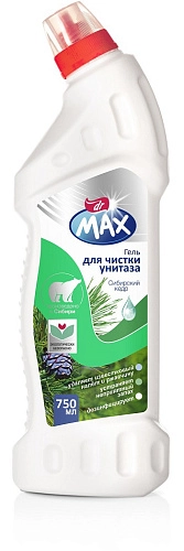 Гель для чистки унитаза "Сибирский кедр" dr MAX 750 мл /CH-222-U750-K01