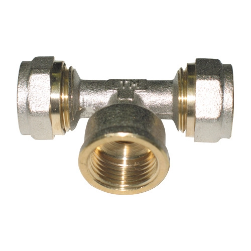 Тройник обжим. комбинир. Aqualink 00473 Ø20-3/4"-20 ц-г-ц, 10/50*
