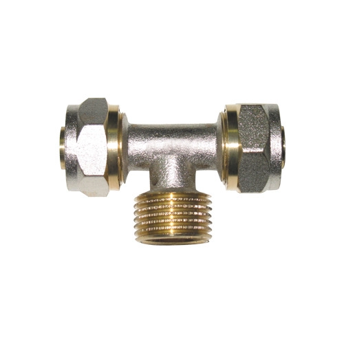 Тройник обжим. комбинир. наруж.резьба Ø26-3/4-26 ц-ш-ц Aqualink FO332607