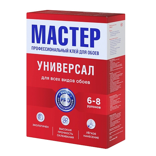 Клей обойный универсальный Quality Мастер 0,2 кг/ 36