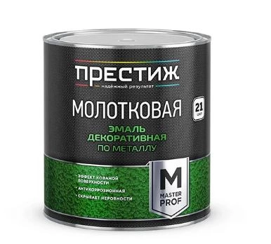 Эмаль молотковая ПРЕСТИЖ черная 2,5 л /6