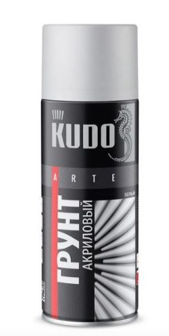 Грунт универсальный KUDO KU-2103 акриловый черный 520 мл / 0,27 кг / 12
