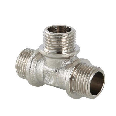 Тройник соединит. Valtec VTr.131.N.0004 Ø1/2" н-н-н латун., 10/90