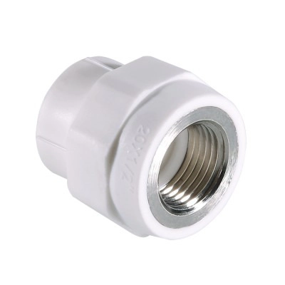 Муфта полипропилен. комбинир. Valtec VTp.702.0.02004 Ø20 мм-1/2" внутр.резьба, 10/360