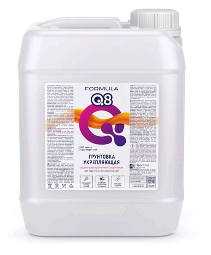 Грунтовка ВД Formula Q8 укрепляющая 5 л / 1