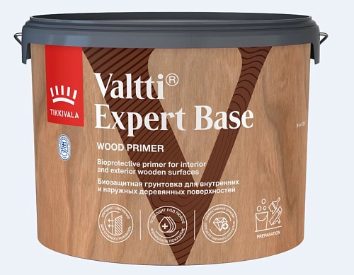 Грунтовка под антисептик Tikkurila Valtti Expert Base 9 л / 1