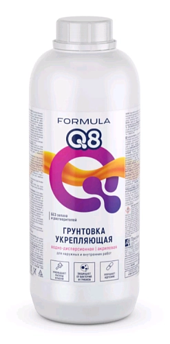 Грунтовка ВД Formula Q8 укрепляющая 1 л / 15