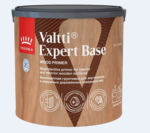 Грунтовка под антисептик Tikkurila Valtti Expert Base 2,7 л / 1
