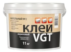 Клей напольный ВГТ № 2 Профессионал акриловый 2,5 кг / 4