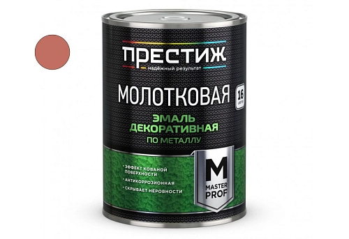 Эмаль молотковая ПРЕСТИЖ бронзовая 0,8л /6