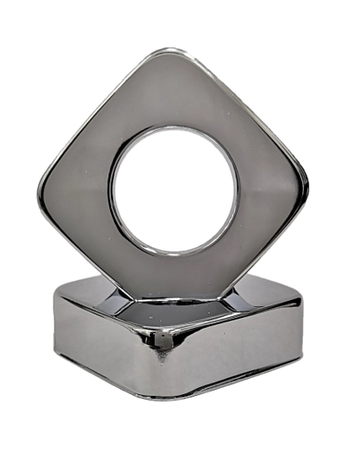 Отражатель SMS 06737 Ø1/2" квадратный нержав. сталь хром, 25/150