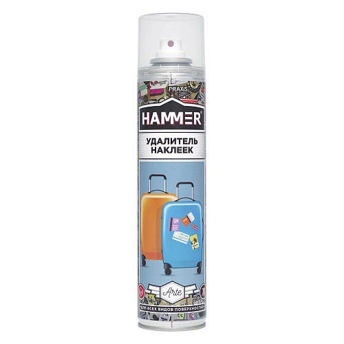 Удалитель наклеек HAMMER аэроз 400 мл / 12