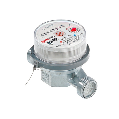 Счетчик для воды универсал. Valtec VLF-15U-L.110 Ø1/2" без сгонов (монт.длина 110мм) /12