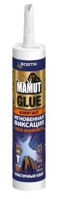 Клей монтажный BOSTIK гибридный MAMUT GLUE белый 432 гр / 12