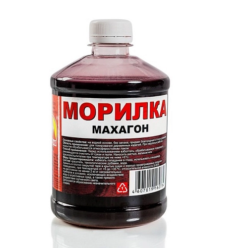 Морилка водная Вершина махагон 0,5 л / 20