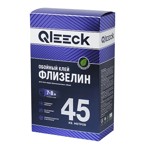 Клей обойный Qleeсk флизелиновый в коробке 300гр / 30