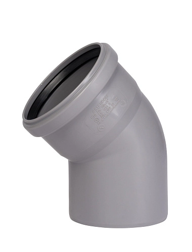Отвод канализац. внутр. Ostendorf HTB 115120 Ø110 мм-45° полипропилен., 20/240