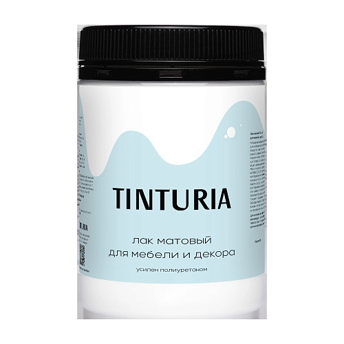 Лак для мебели и декора Tinturia матовый c добавлением ПУ 0,25 кг /12