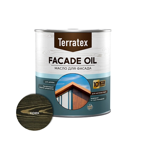 Масло для фасадов Terratex орех 0,75 л / 8