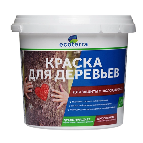Краски и побелки для деревьев