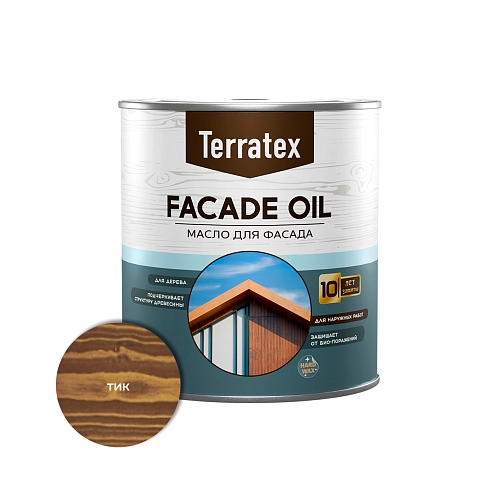 Масло для фасадов Terratex тик 0,75 л / 8