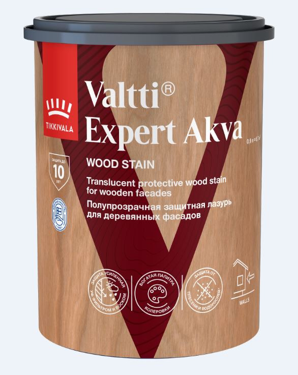 АнтисептикTikkurila Valtti Expert Akva сосна 0,9 л / 6