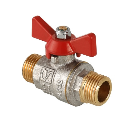 Кран шаровой Valtec Base VT.219.N.06 Ø1" н-н бабочка, 6/90*