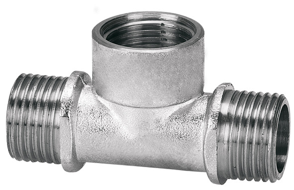 Тройник переход. Aqualink 02379 Ø1/2" н-в-н латун., 10/100