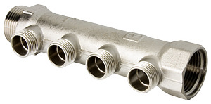 Коллектор Valtec VTc.500.N.0502 Ø3/4" на 2 выхода Ø1/2" наруж. резьба /2