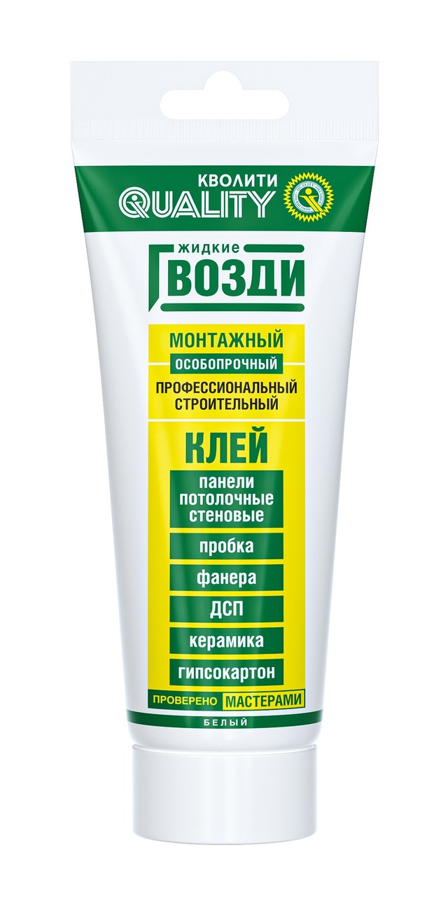 Клей жидкие гвозди для панелей Quality монтажные 0,1 л / 24