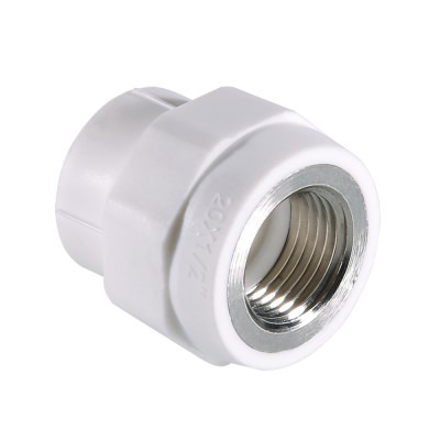 Муфта полипропилен. комбинир. Valtec VTp.702.0.02004 Ø20 мм-1/2" внутр.резьба, 10/360