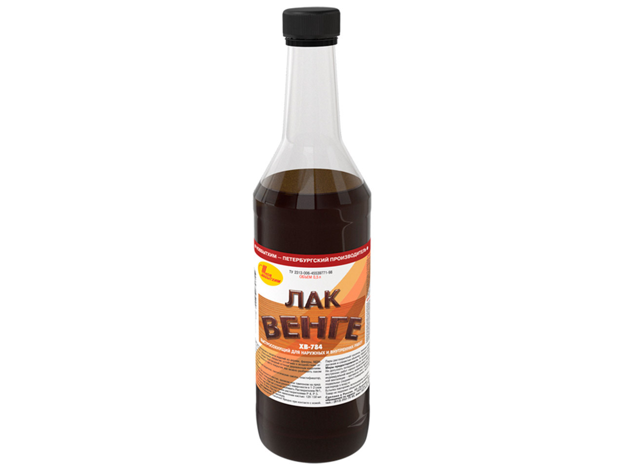 Лак ХВ-784 Новбытхим венге глян 0,5 л / 12