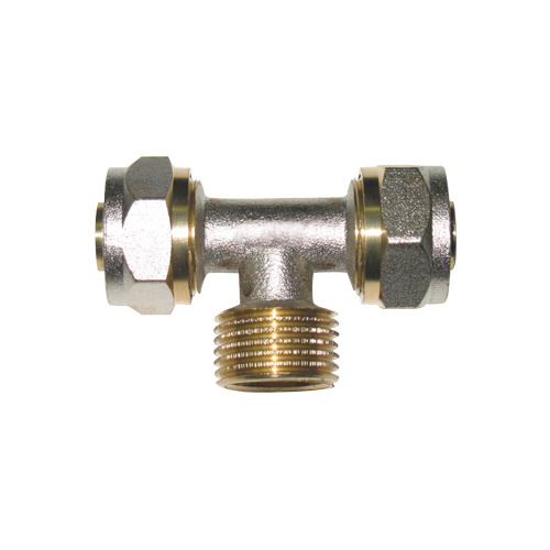 Тройник обжим. комбинир. наруж.резьба Ø26-3/4-26 ц-ш-ц Aqualink FO332607
